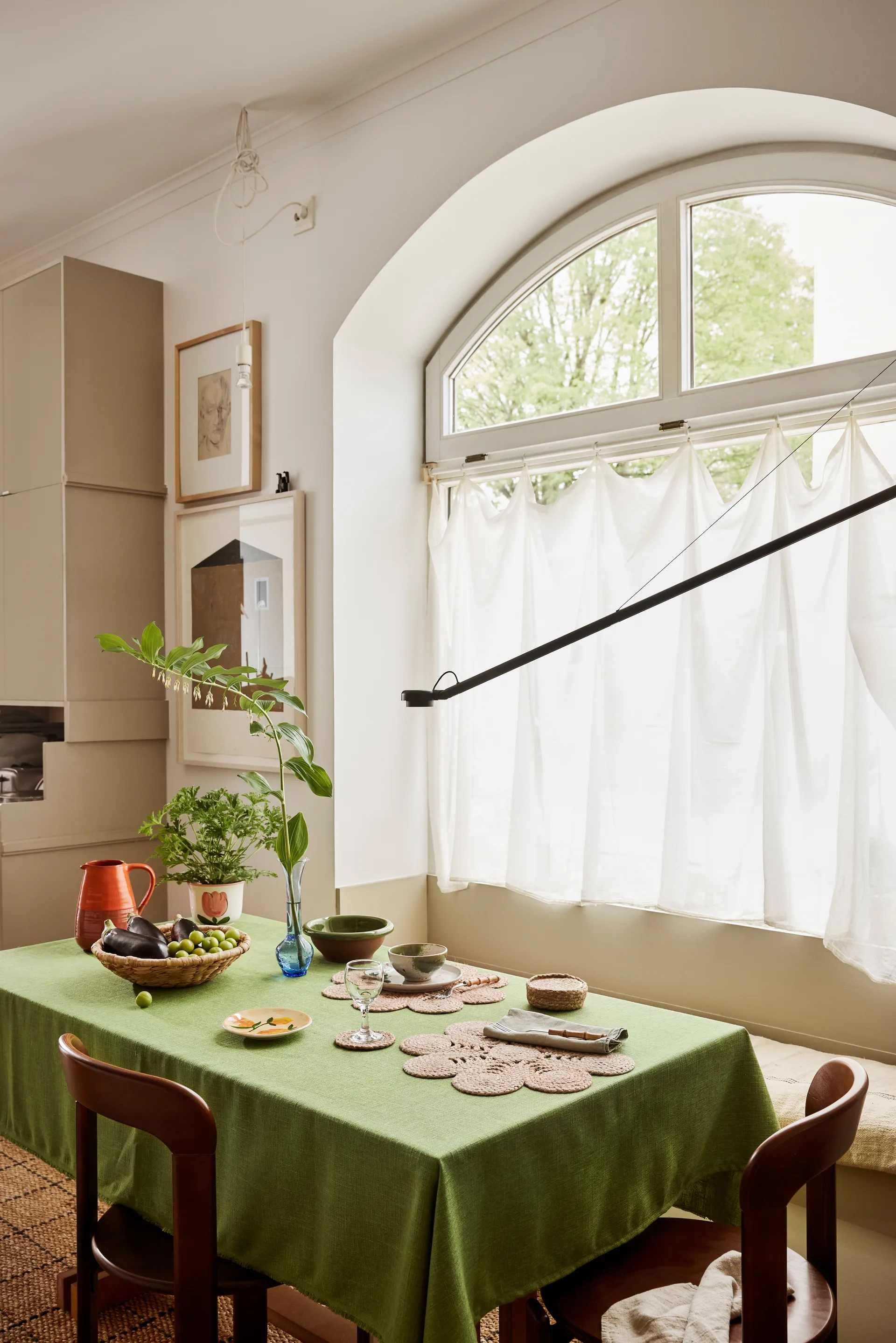 엘린 코스터 Ø10.5 cm 6개 세트, Natural Dixie | 딕시