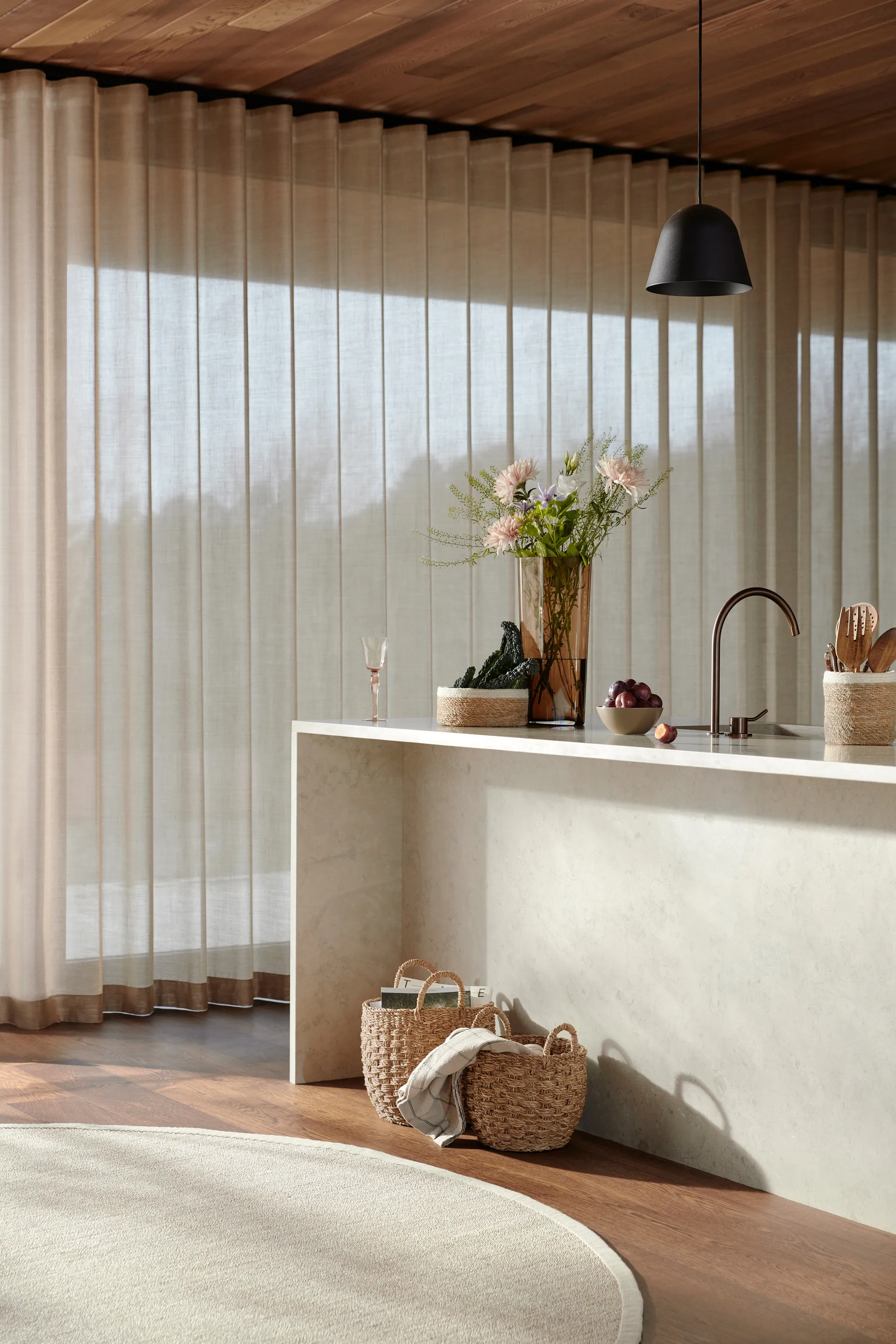 시살 러그 원형 마블, Ø150 cm Dixie | 딕시