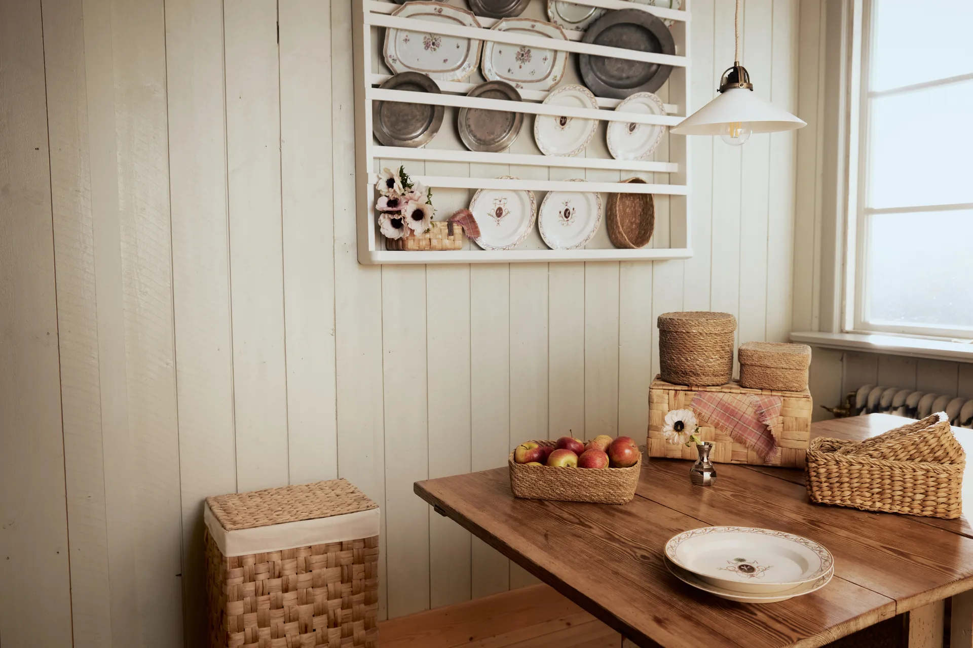 릴리 사각형 세탁 바구니 2개 세트, Natural Dixie | 딕시