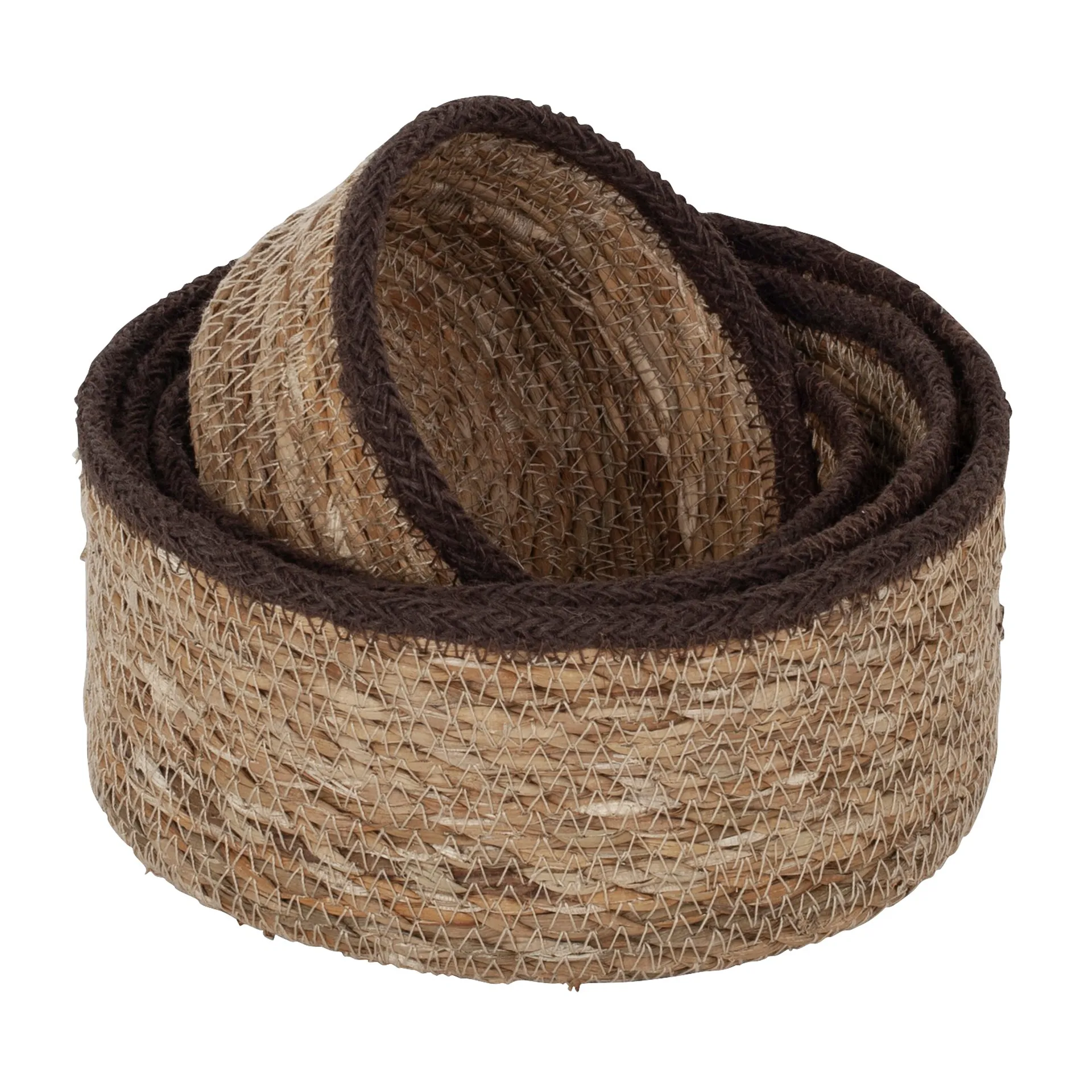 에밀 씨그래스 박스 스몰 4개 세트, Natural-brown Dixie | 딕시