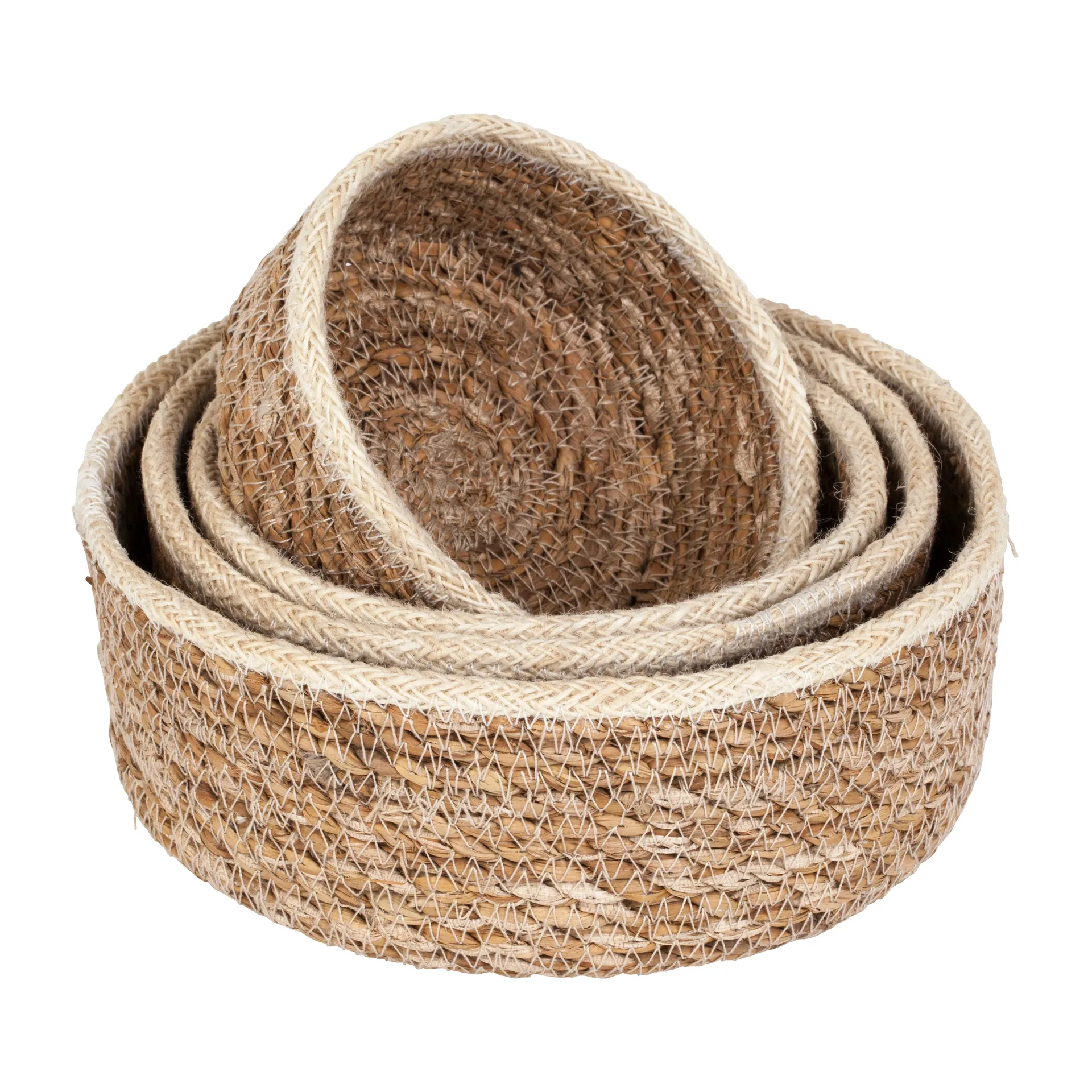 에밀 씨그래스 박스 스몰 4개 세트, Nature-white Dixie | 딕시