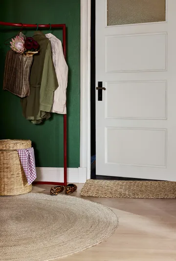 릴리 뚜껑 있는 수납 푸프 Ø41x43 cm - Natural - Dixie | 딕시