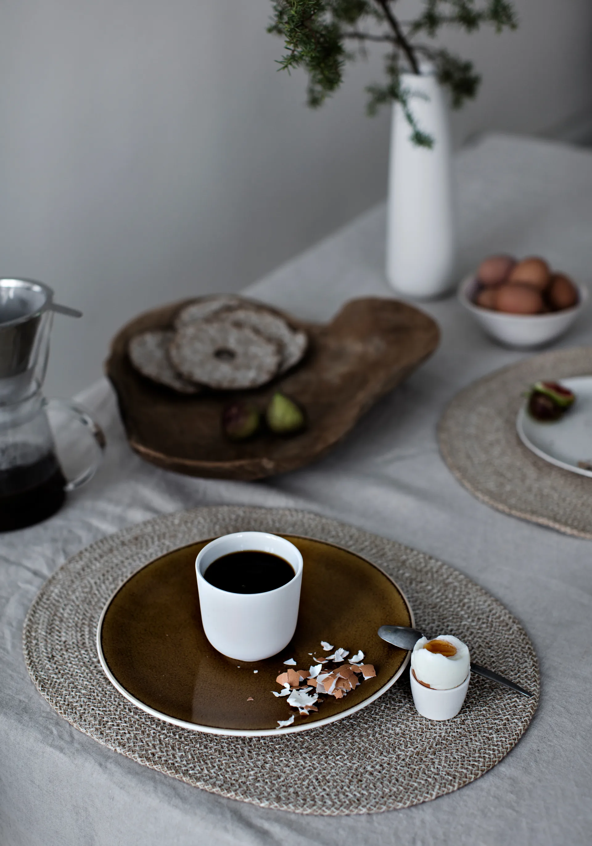 엘라 테이블 매트 oval, Beige Dixie | 딕시