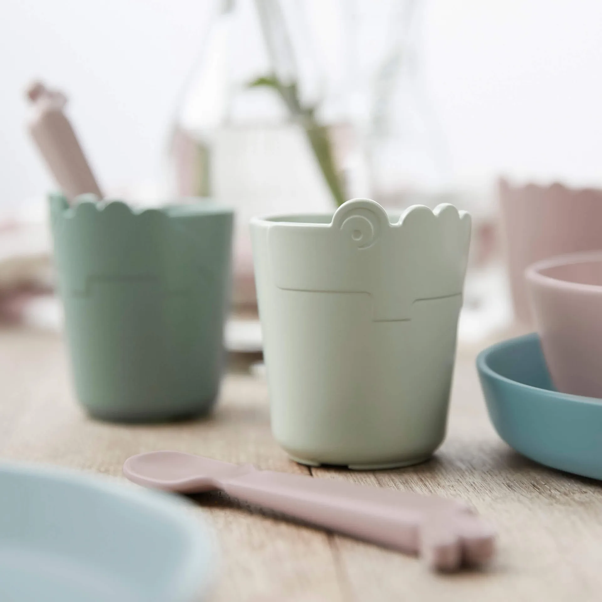 크로코 키디시 미니 머그 10cl 2개 세트, Powder Done by deer | 던바이디어