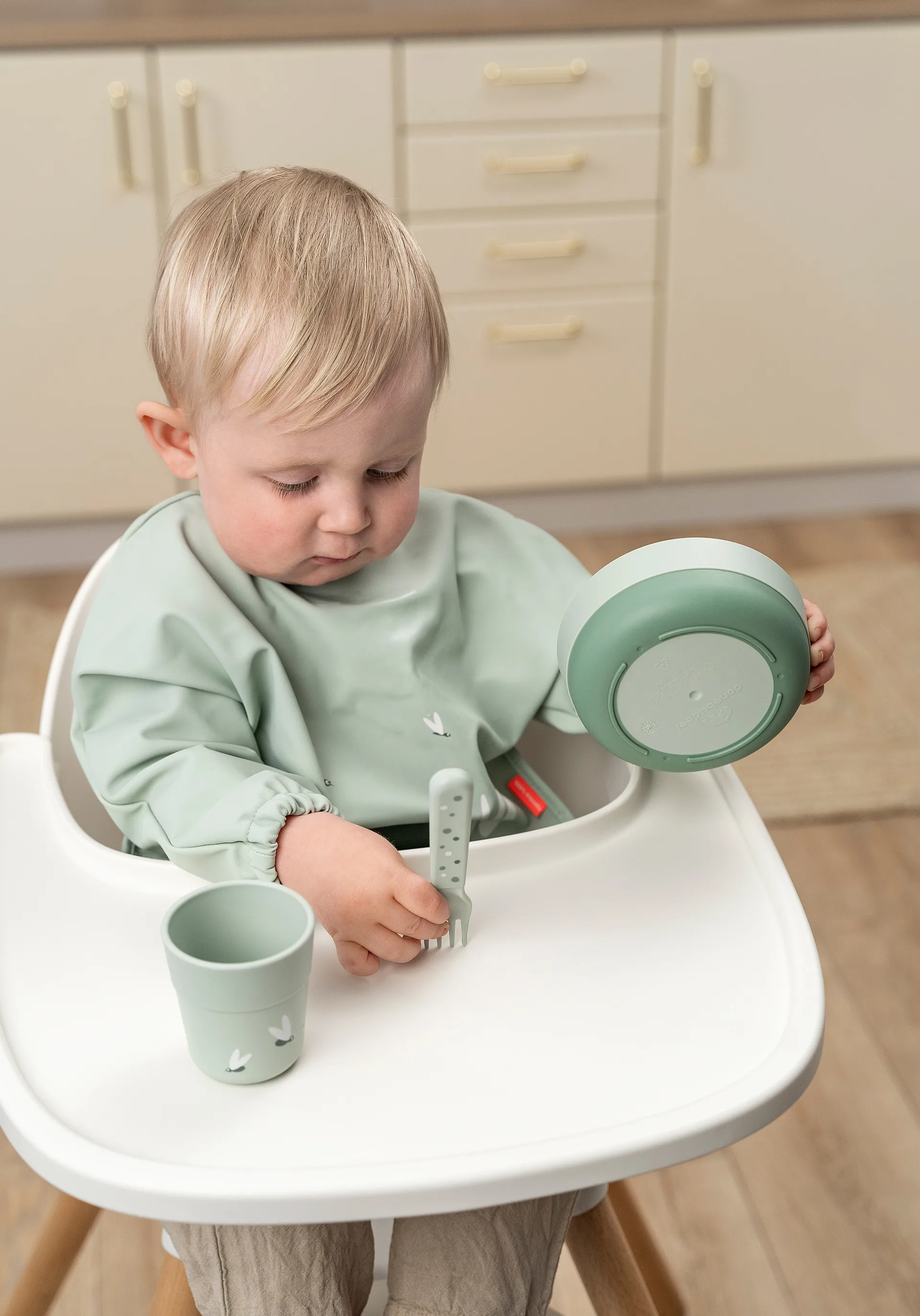 크로코 푸디 보울 Ø12 cm, Green Done by deer | 던바이디어