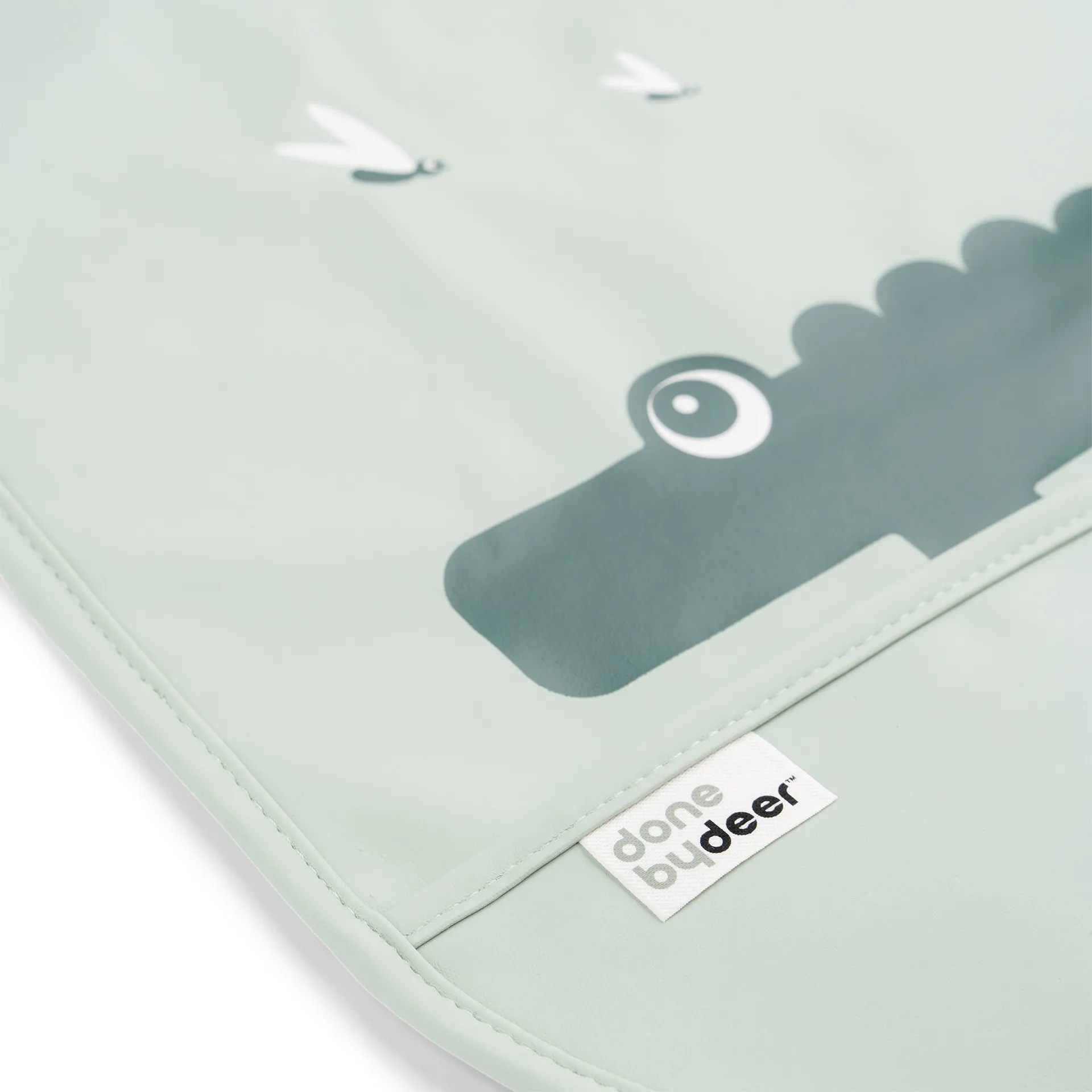 크로코 벨크로 빕 2개 세트, Green Done by deer | 던바이디어