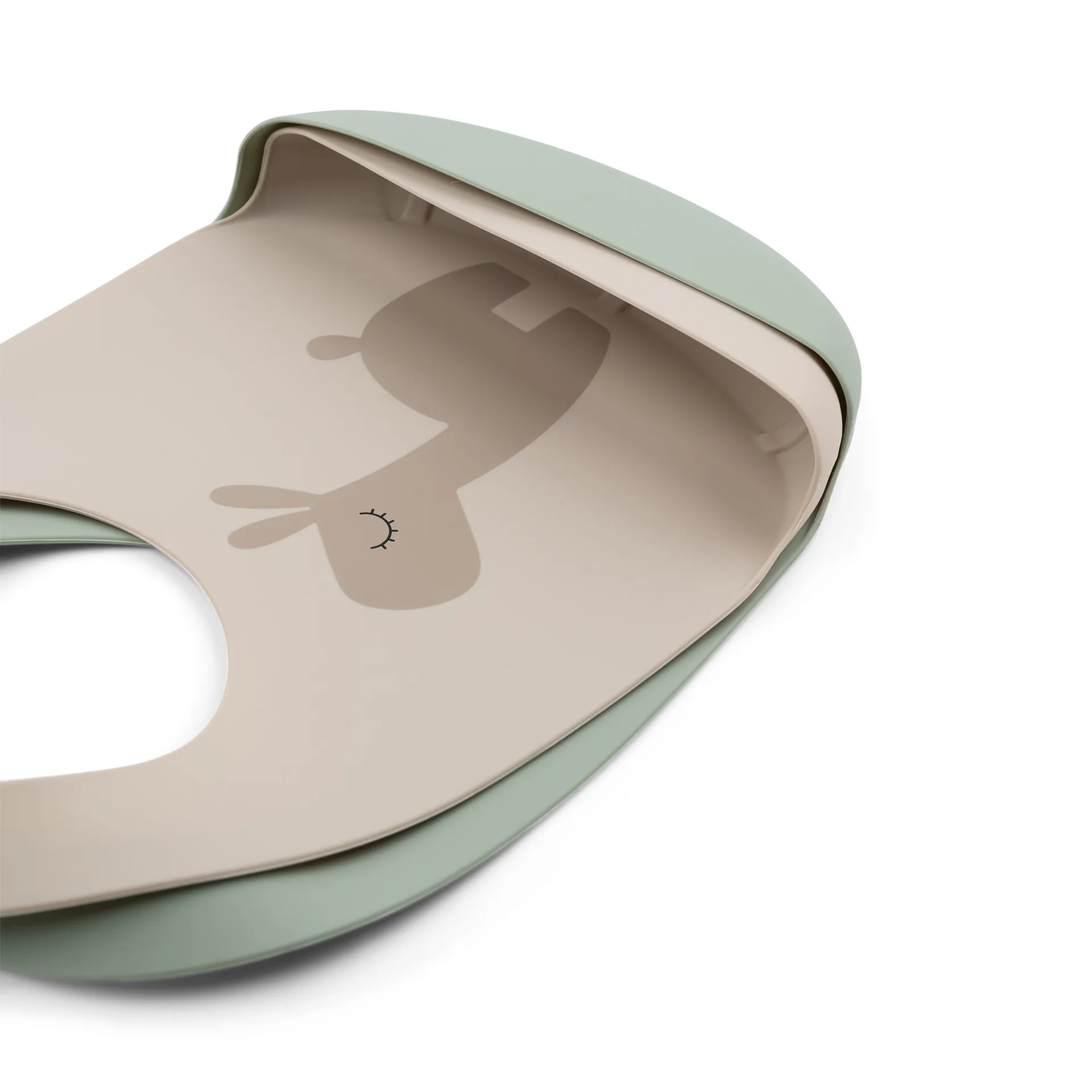 랄리 턱받이 2개 세트, Sand green Done by deer | 던바이디어