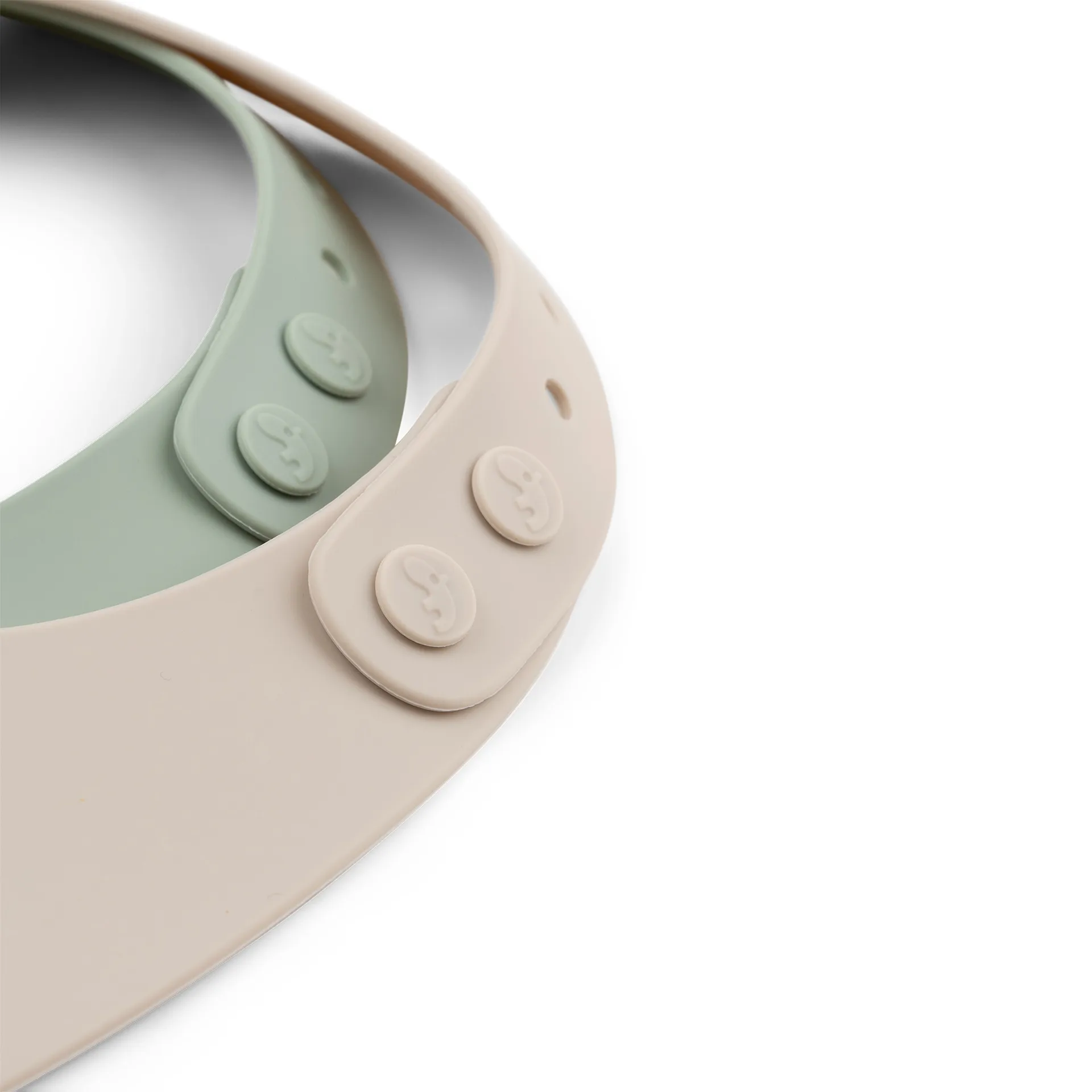 랄리 턱받이 2개 세트, Sand green Done by deer | 던바이디어