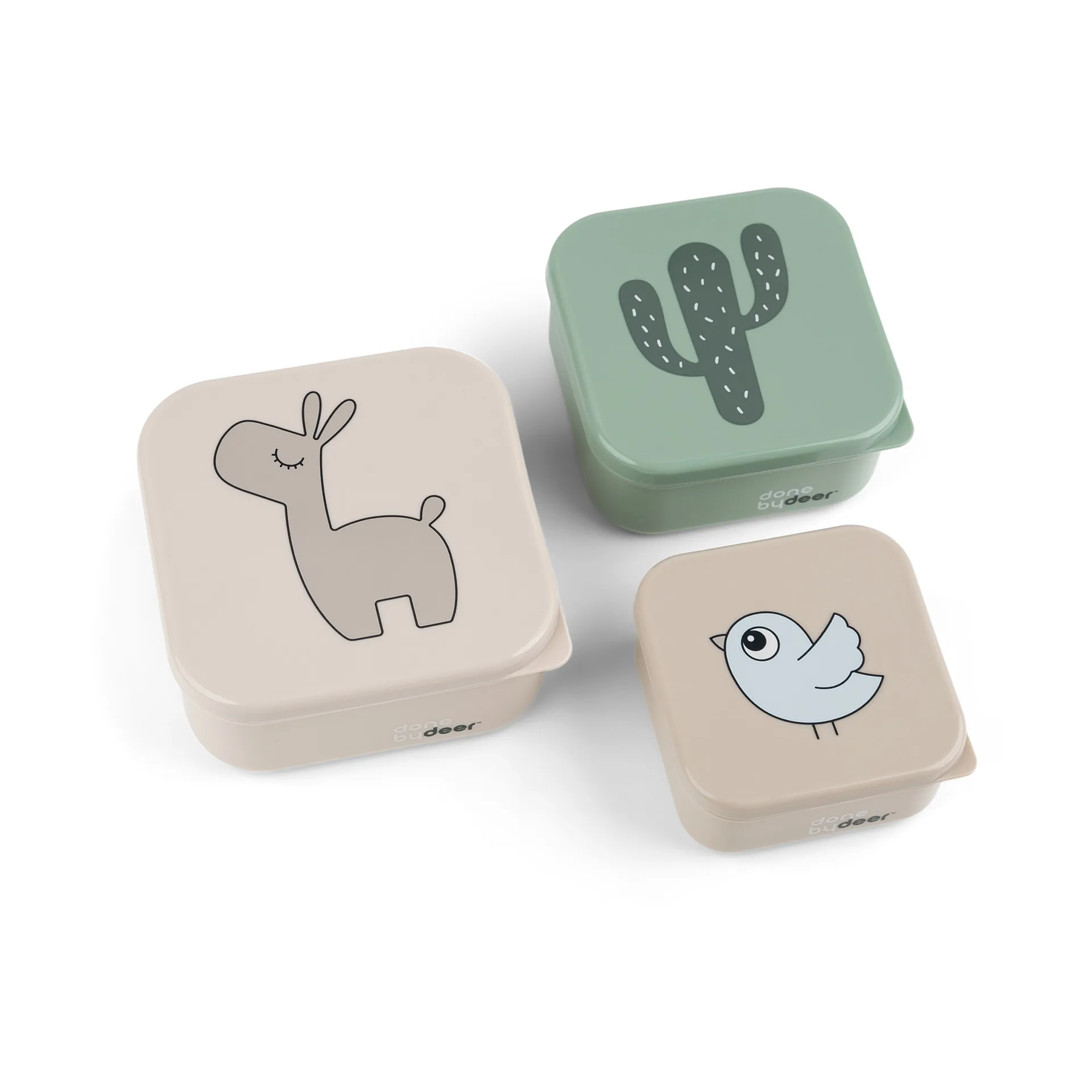 랄리 런치 박스 3개 세트, Multi Done by deer | 던바이디어