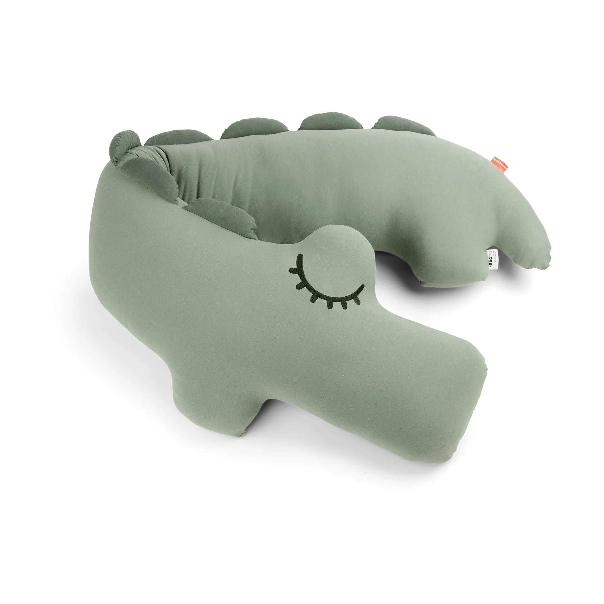 크로코 바디 필로우 36x150 cm, Green Done by deer | 던바이디어