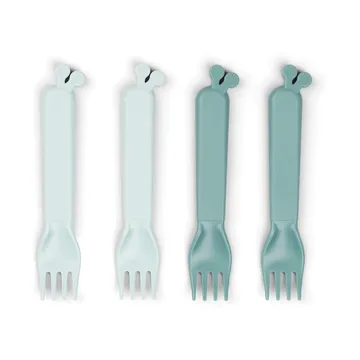 라피 키디시 포크 4개 세트 - Blue - Done by deer | 던바이디어
