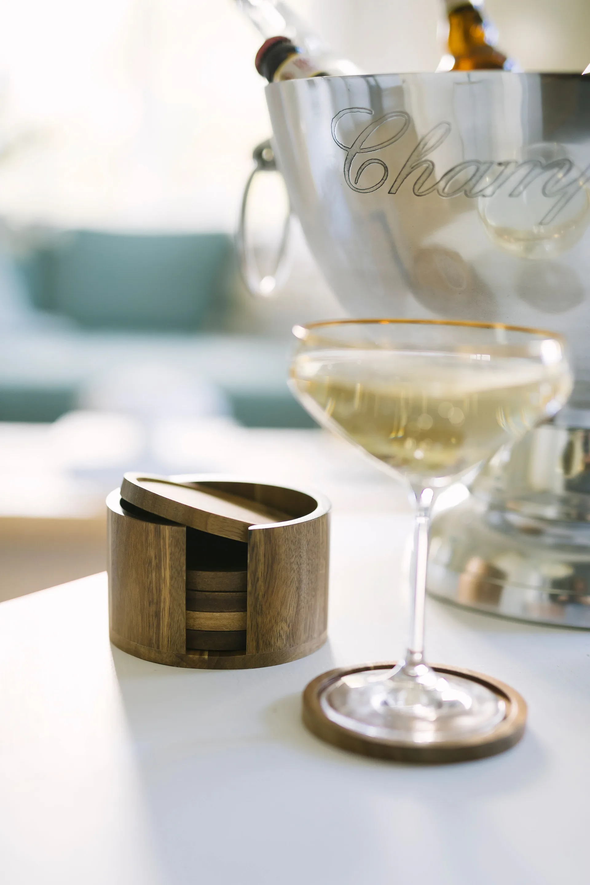 고타 코스터 Ø10 cm 6개 세트, Acacia Dorre | 도레