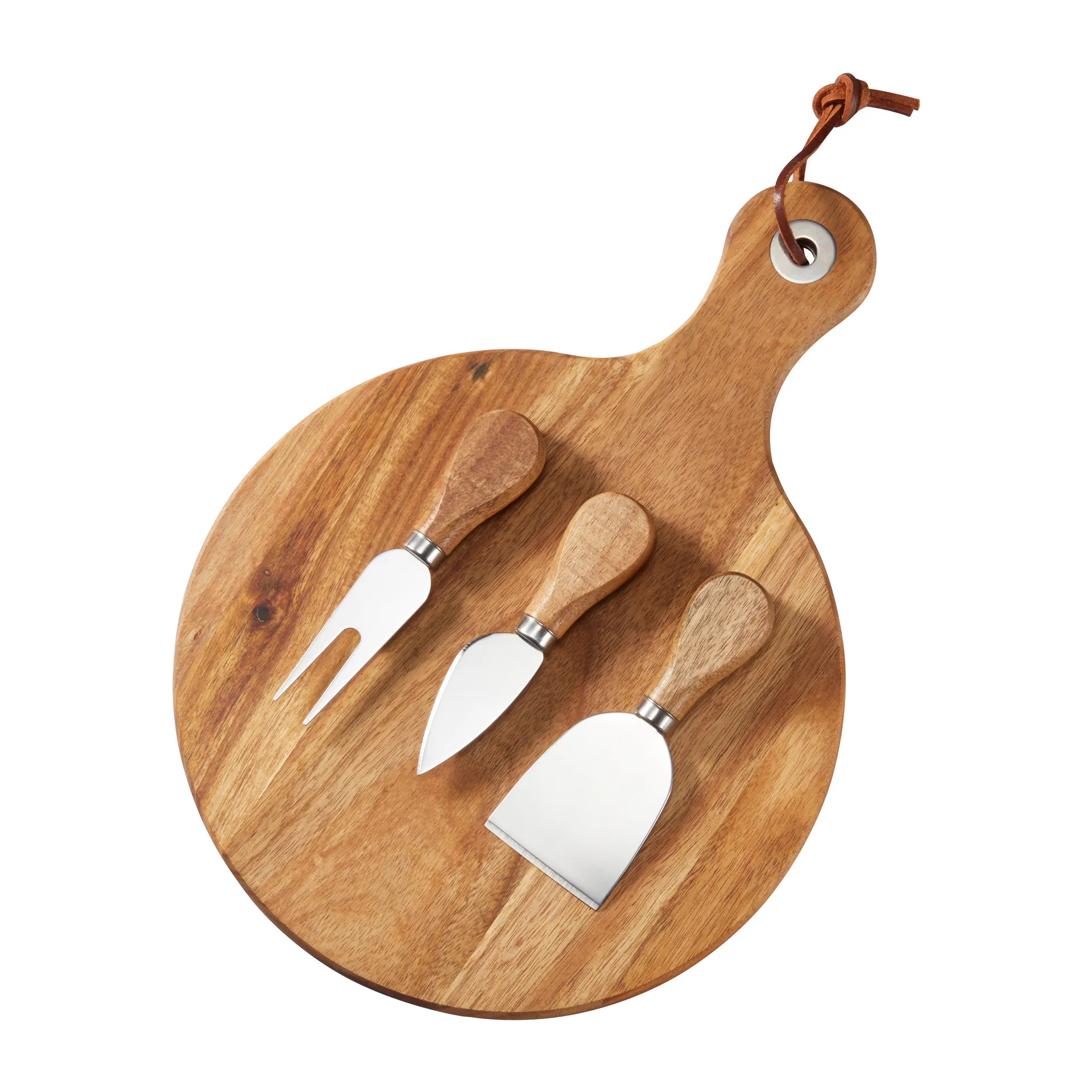 올라인 치즈 트레이 아카시아 4 피스, Ø23 cm Dorre | 도레