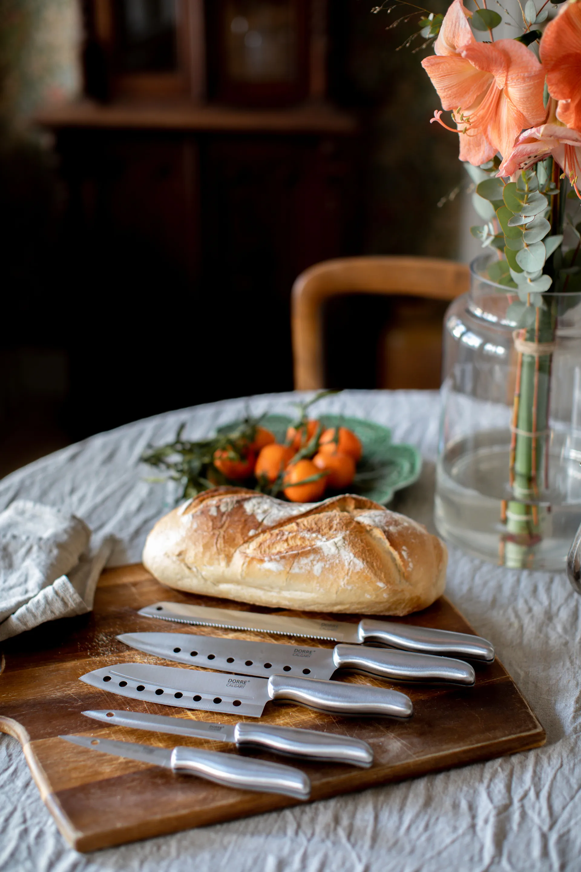 캘거리 나이프 세트 5 피스, Stainless steel Dorre | 도레