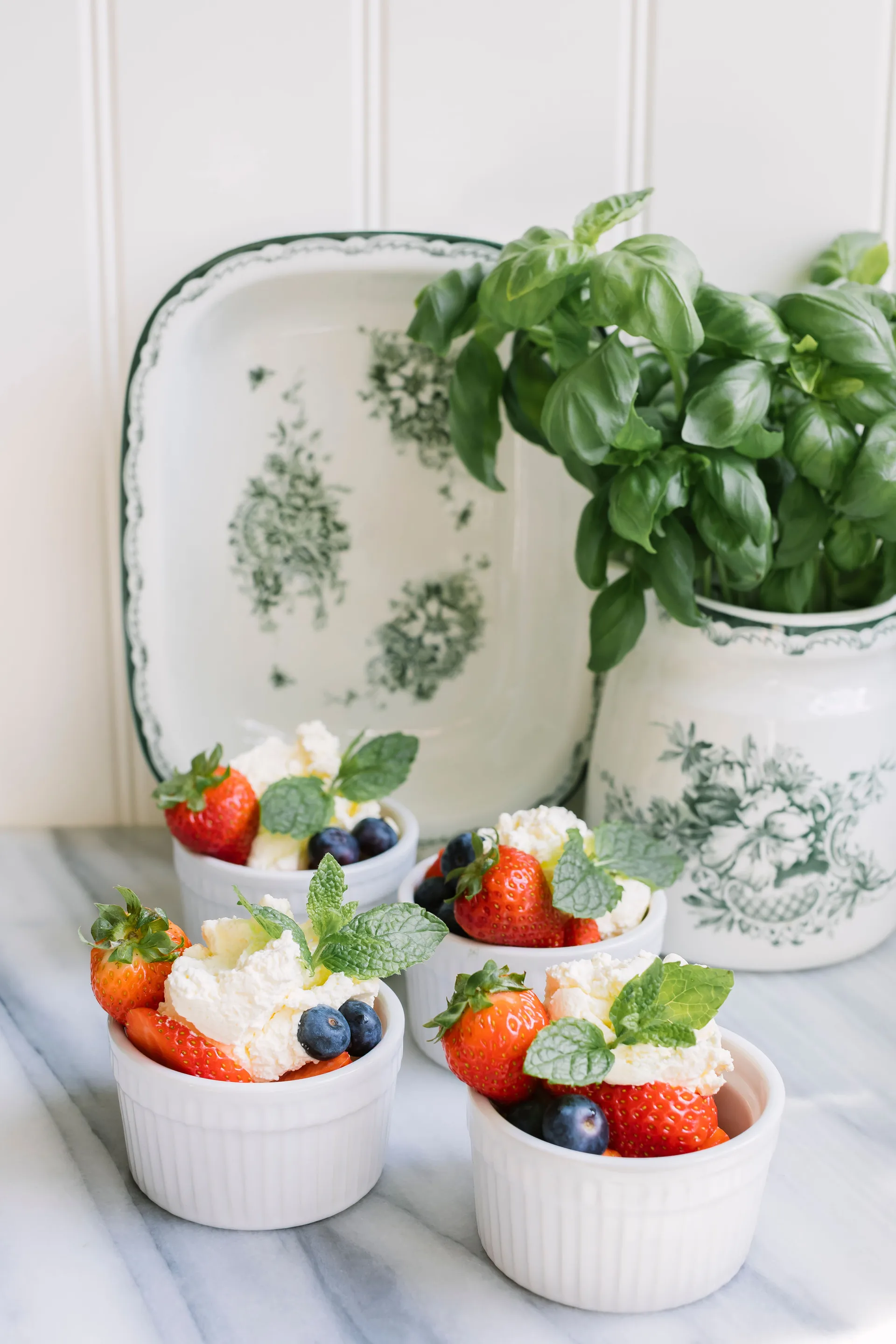 파이어 수플레 보울 9 cm 4개 세트, White Dorre | 도레