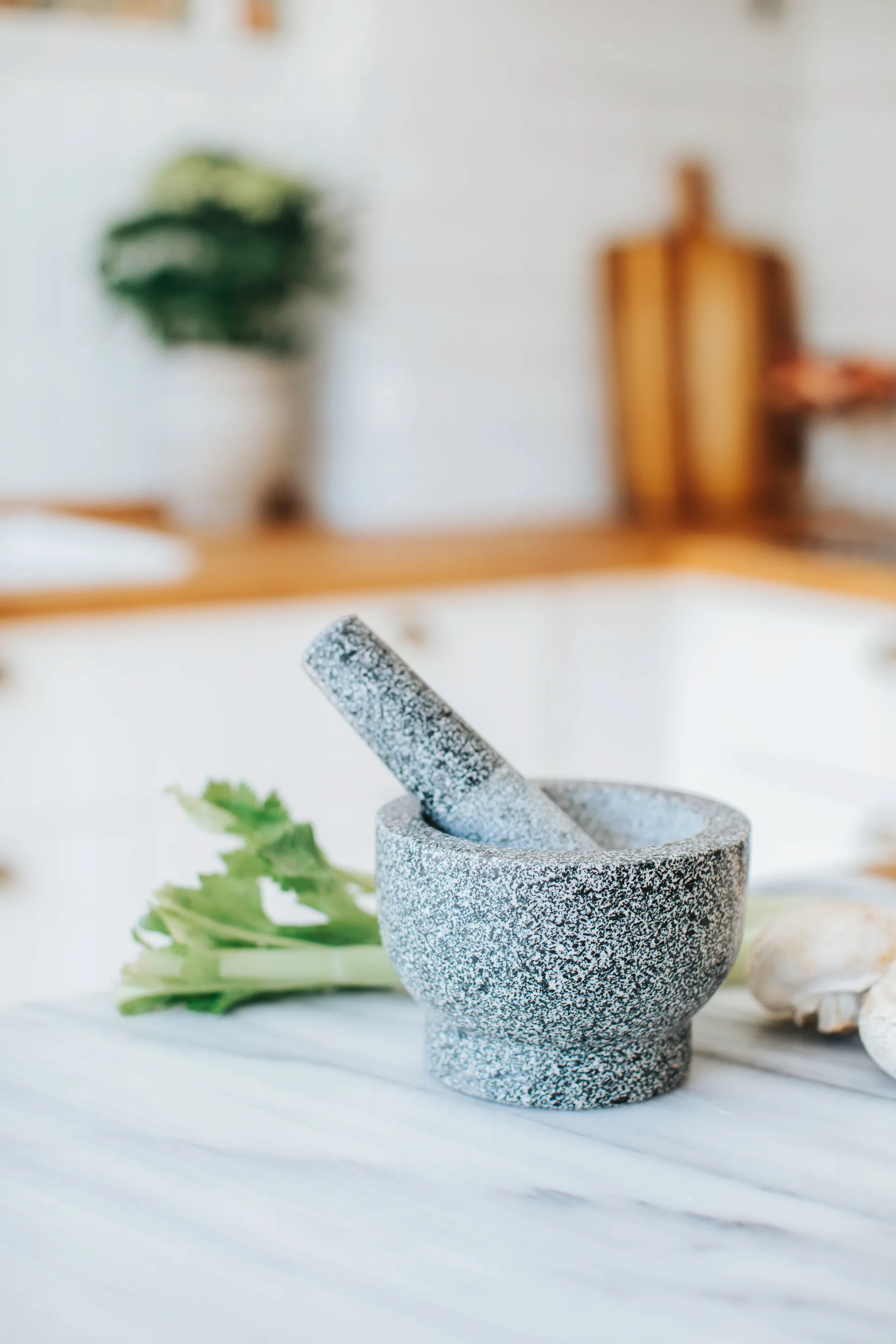 Birkedal mortar Ø13 cm, Granite Dorre | 도레