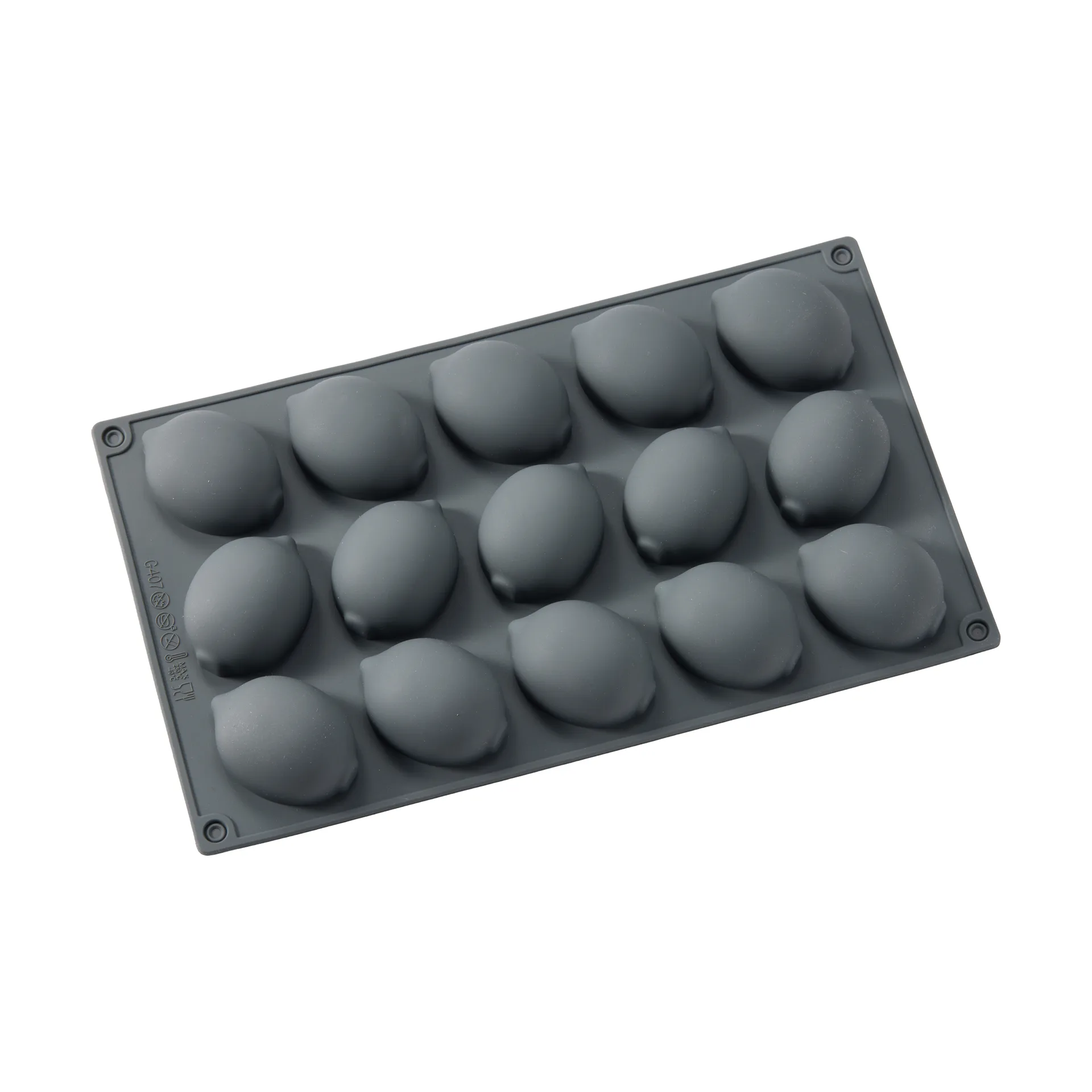 벡 베이킹 틴, Grey, lemon, silicone, 15 pcs Dorre | 도레