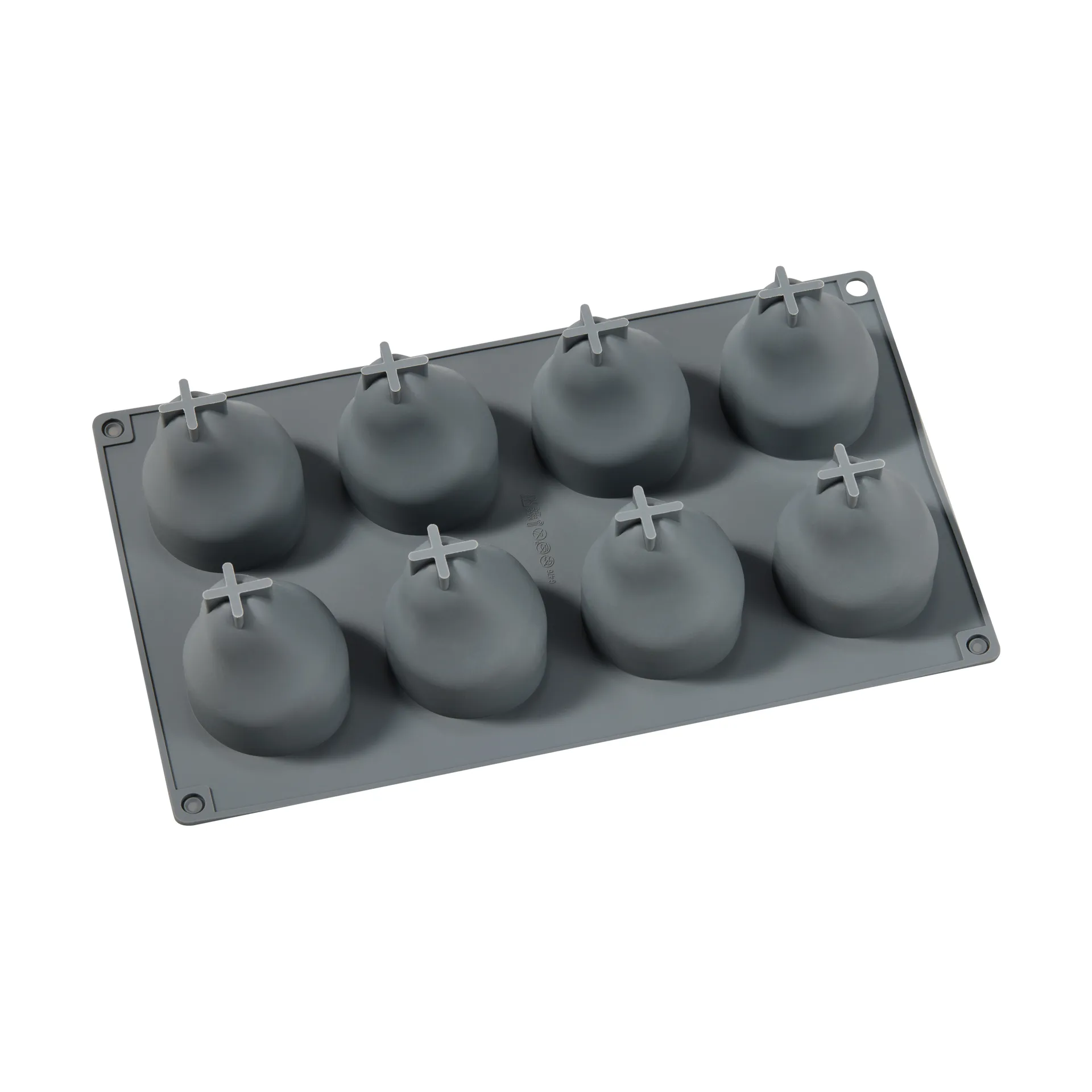 벡 베이킹 틴, Grey, pear, silicone, 8 pcs Dorre | 도레
