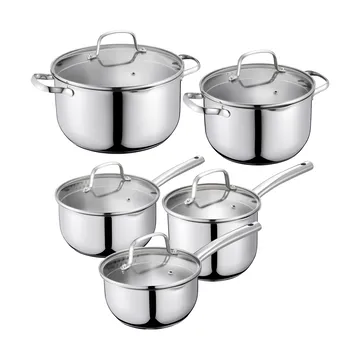 Kerri 냄비 세트 - Stainless steel, 10 pieces - Dorre | 도레