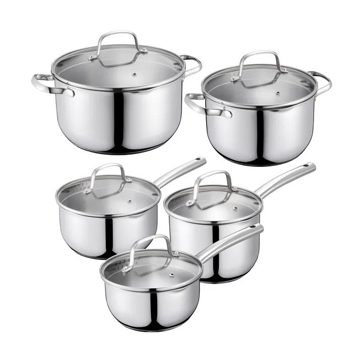 Kerri 냄비 세트 - Stainless steel, 10 pieces - Dorre | 도레