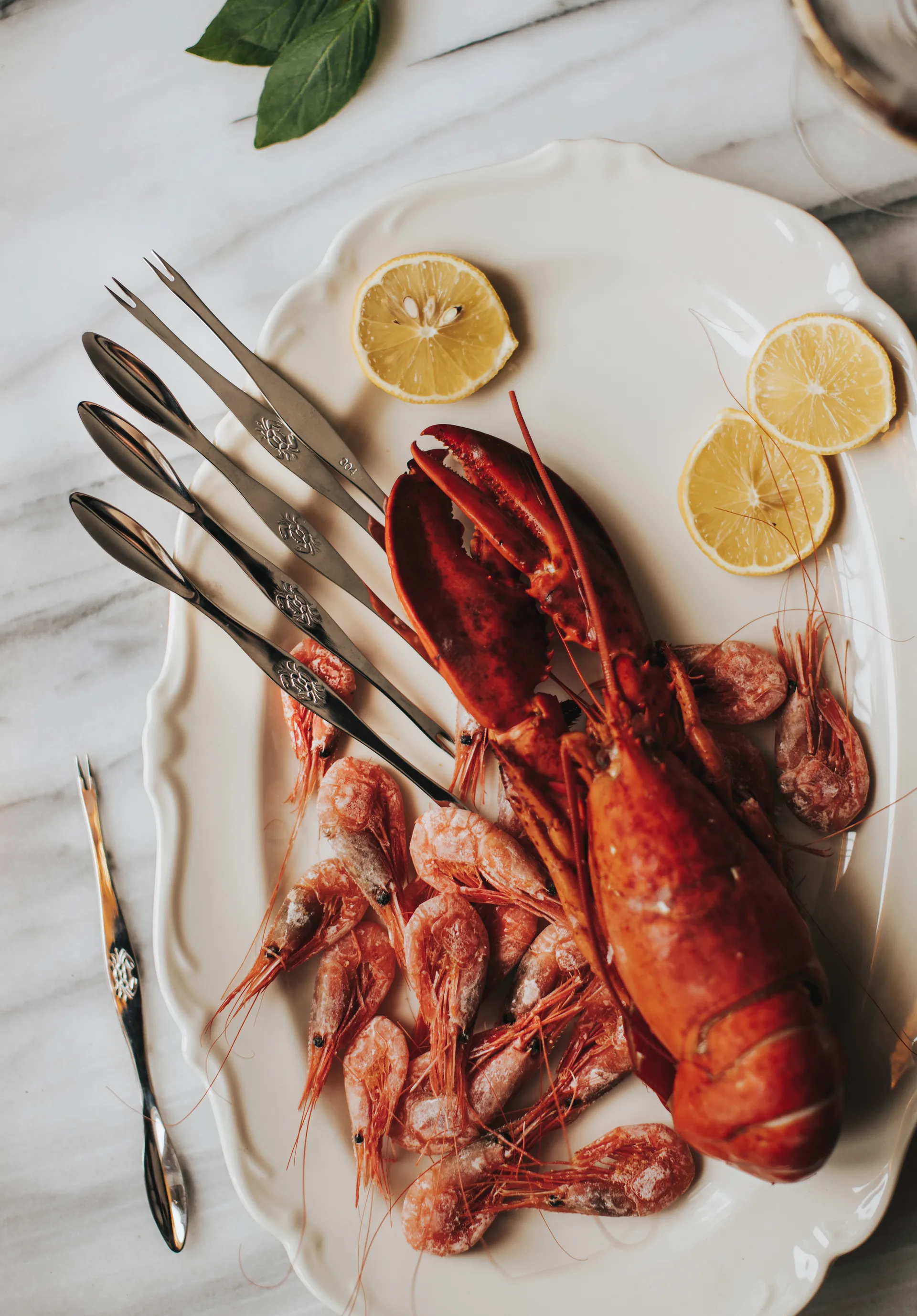 Skai 해산물용 포크 6개 세트, Silver Dorre | 도레