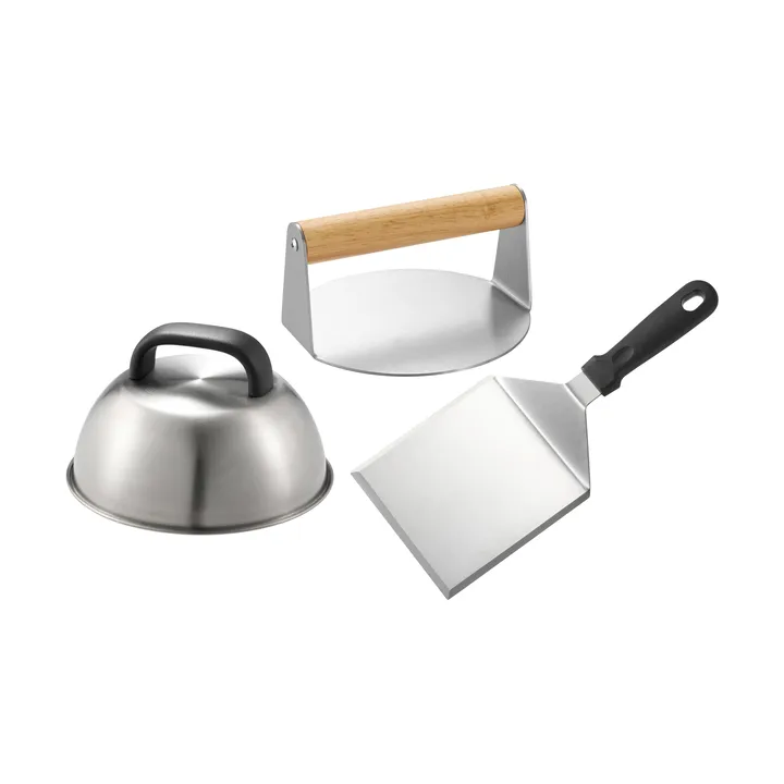 사리카 스매시버거 세트 - Stainless steel, 3-piece set - Dorre | 도레