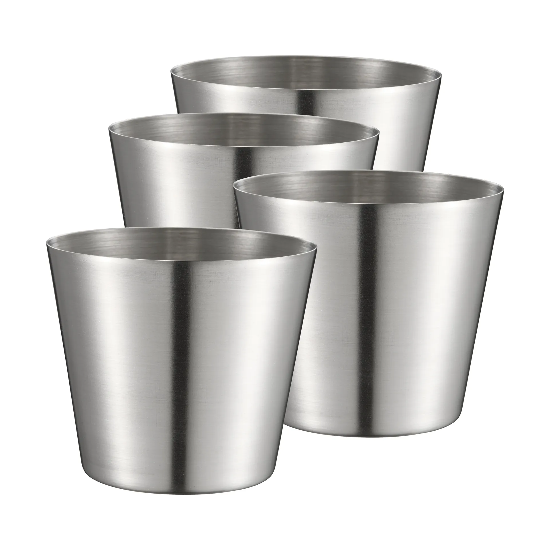 페그 감자튀김/서빙 컵, Stainless steel, 4-pack, Ø9.5 cm Dorre | 도레