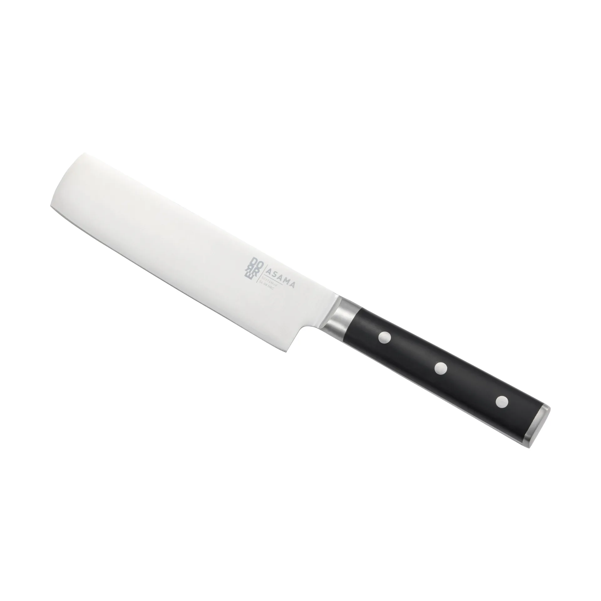 아사마 나키리 채소 칼, Stainless steel, black, 31 cm Dorre | 도레