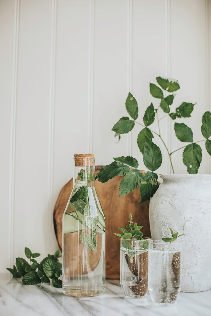 Sunnanö 글래스 카라페 & 코르크 덮개 1 l, Glass-cork Dorre | 도레