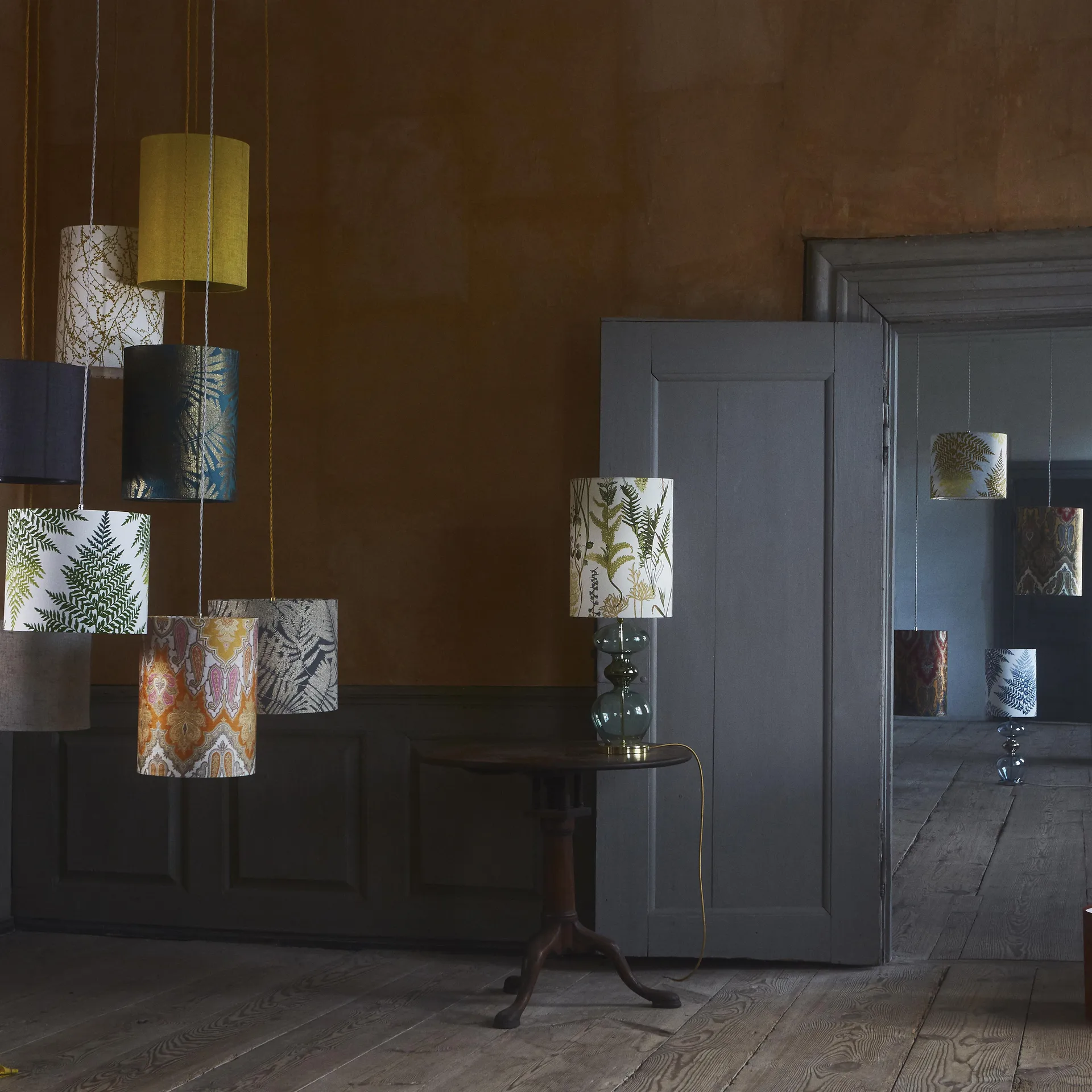 고사리 전등갓 Ø30 cm, teal EBB & FLOW | 에브 & 플로우