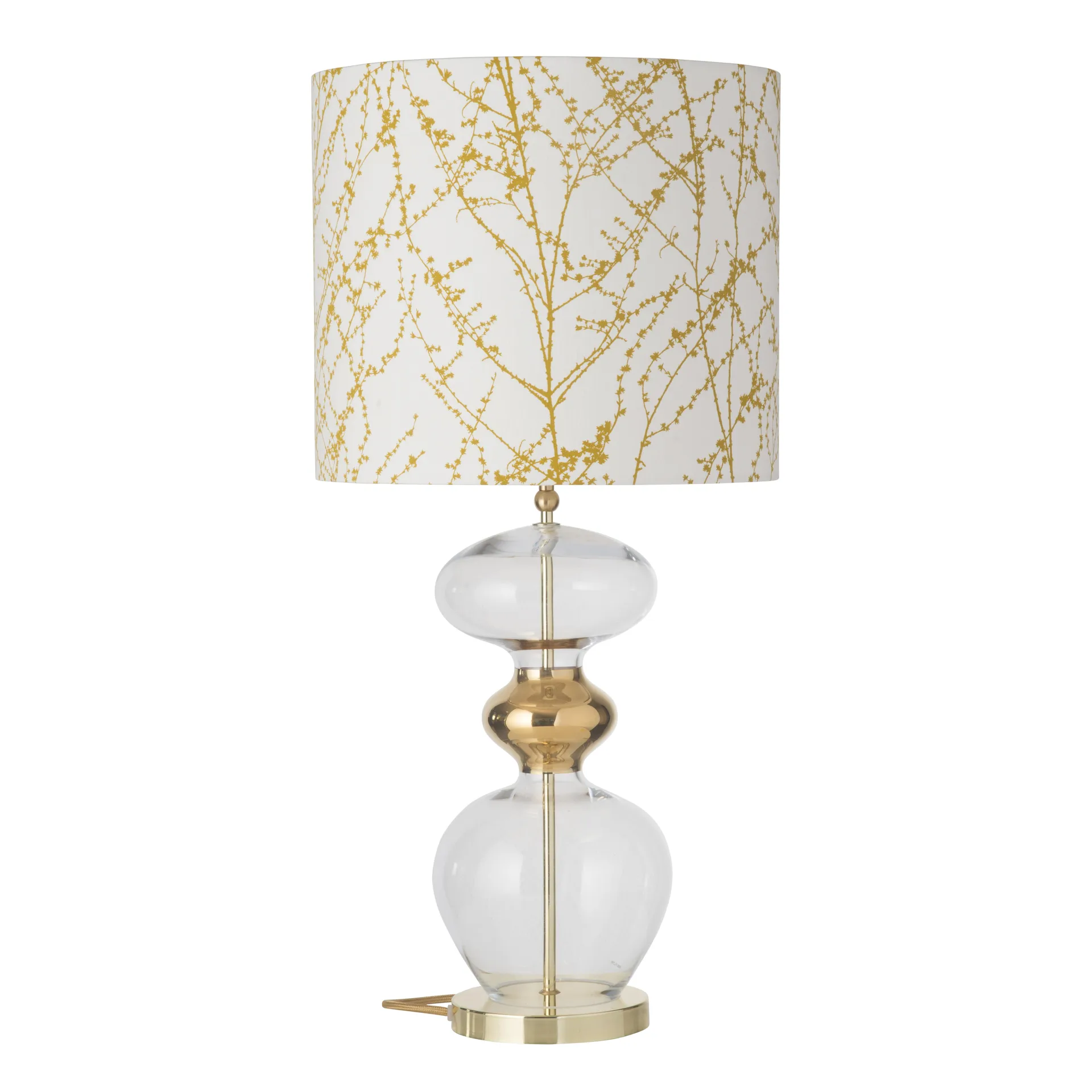 푸츄라 테이블 조명 베이스, clear + gold-coloured cord EBB & FLOW | 에브 & 플로우