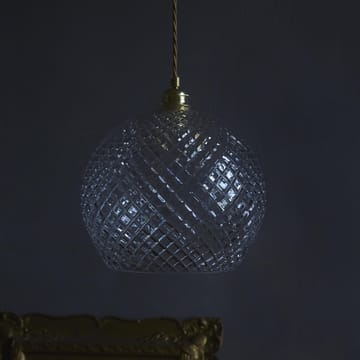 로완 펜던트 조명 Crystal 22 cm - small + gold-coloured cord - EBB & FLOW | 에브 & 플로우