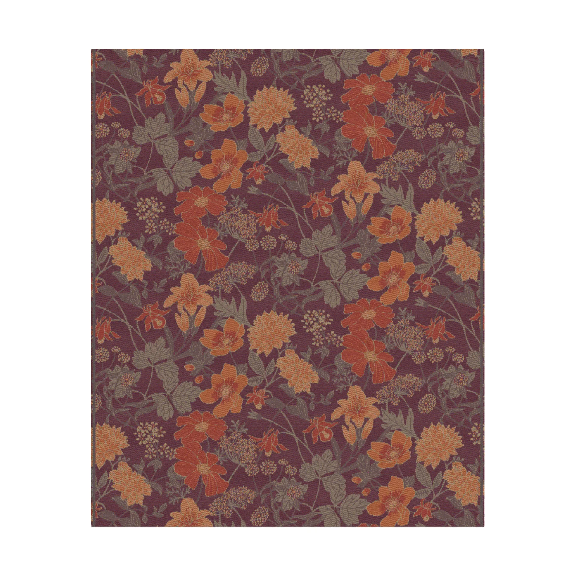 소프트 스로우 140x170 cm, Brown Ekelund Linneväveri | 에켈룬드 린네바베리