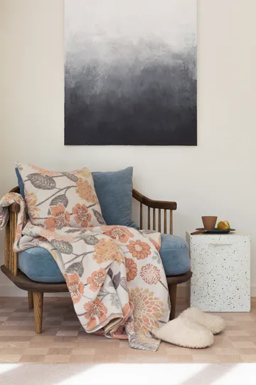 보덤 코튼 스로우 140x170 cm - Orange - Ekelund Linneväveri | 에켈룬드 린네바베리