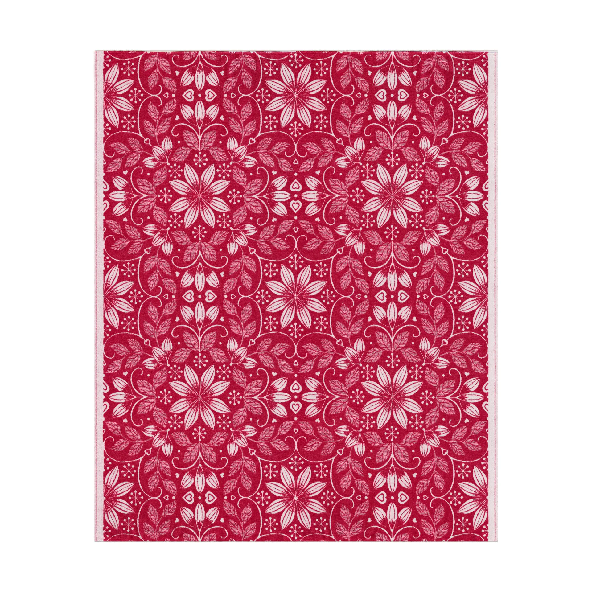웜 코튼 담요 140x170 cm, Red Ekelund Linneväveri | 에켈룬드 린네바베리