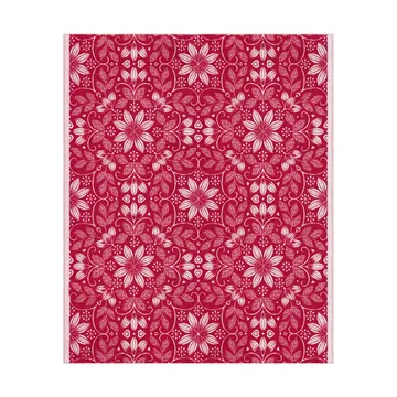 웜 코튼 담요 140x170 cm - Red - Ekelund Linneväveri | 에켈룬드 린네바베리