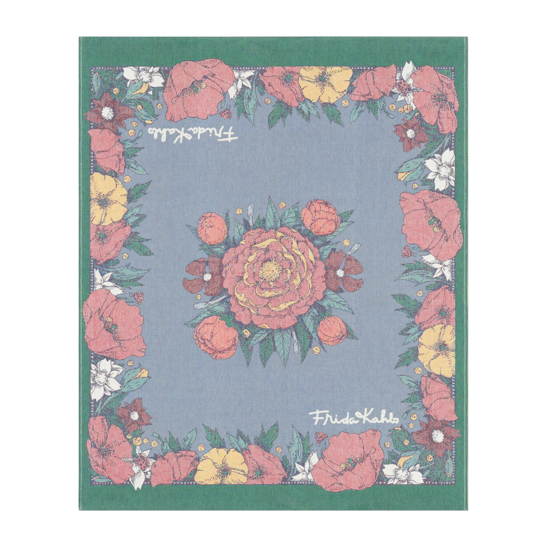 프리다 칼로 스로우 140x170 cm, Vida Ekelund Linneväveri | 에켈룬드 린네바베리