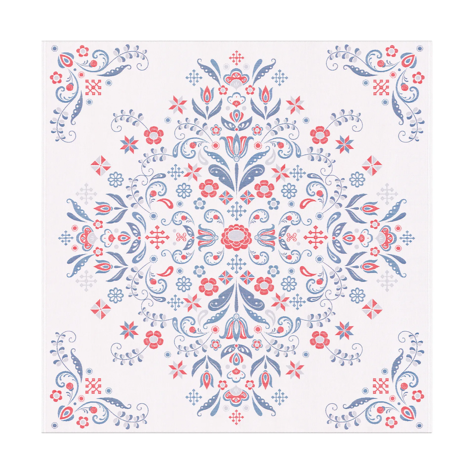 토플리칸 테이블 클로스 145x145 cm, Multi Ekelund Linneväveri | 에켈룬드 린네바베리