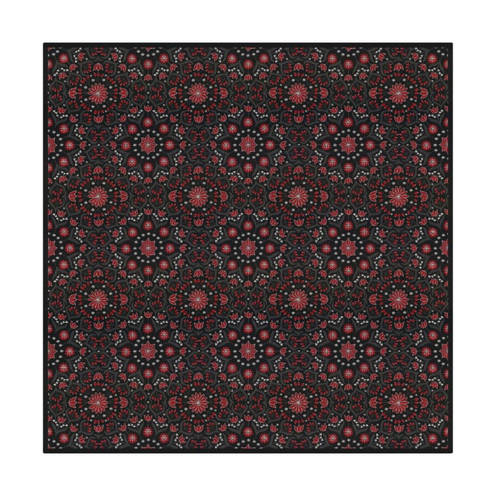 베티스 크리스마스 테이블보 145x145 cm - Red-black - Ekelund Linneväveri | 에켈룬드 린네바베리