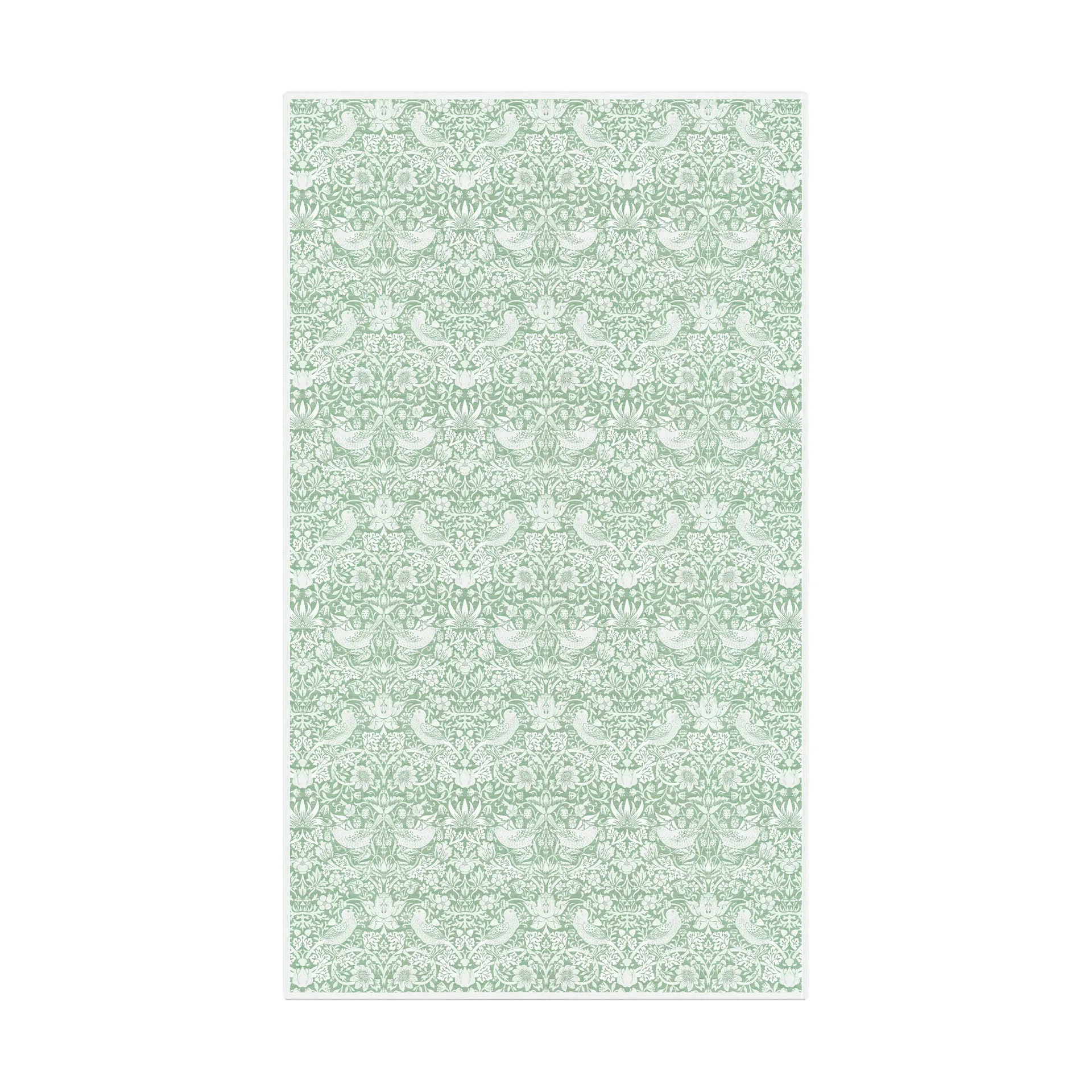 스트로베리 시프 테이블 클로스 150x250 cm, Green Ekelund Linneväveri | 에켈룬드 린네바베리