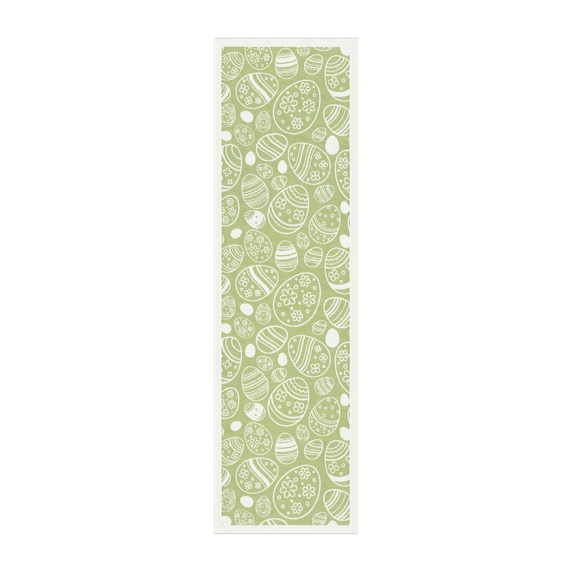 이스터 에그 테이블 러너 35x120 cm, Green Ekelund Linneväveri | 에켈룬드 린네바베리