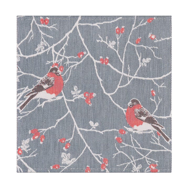프로스트크비스트 냅킨 35x35 cm - Grey-Red - Ekelund Linneväveri | 에켈룬드 린��네바베리