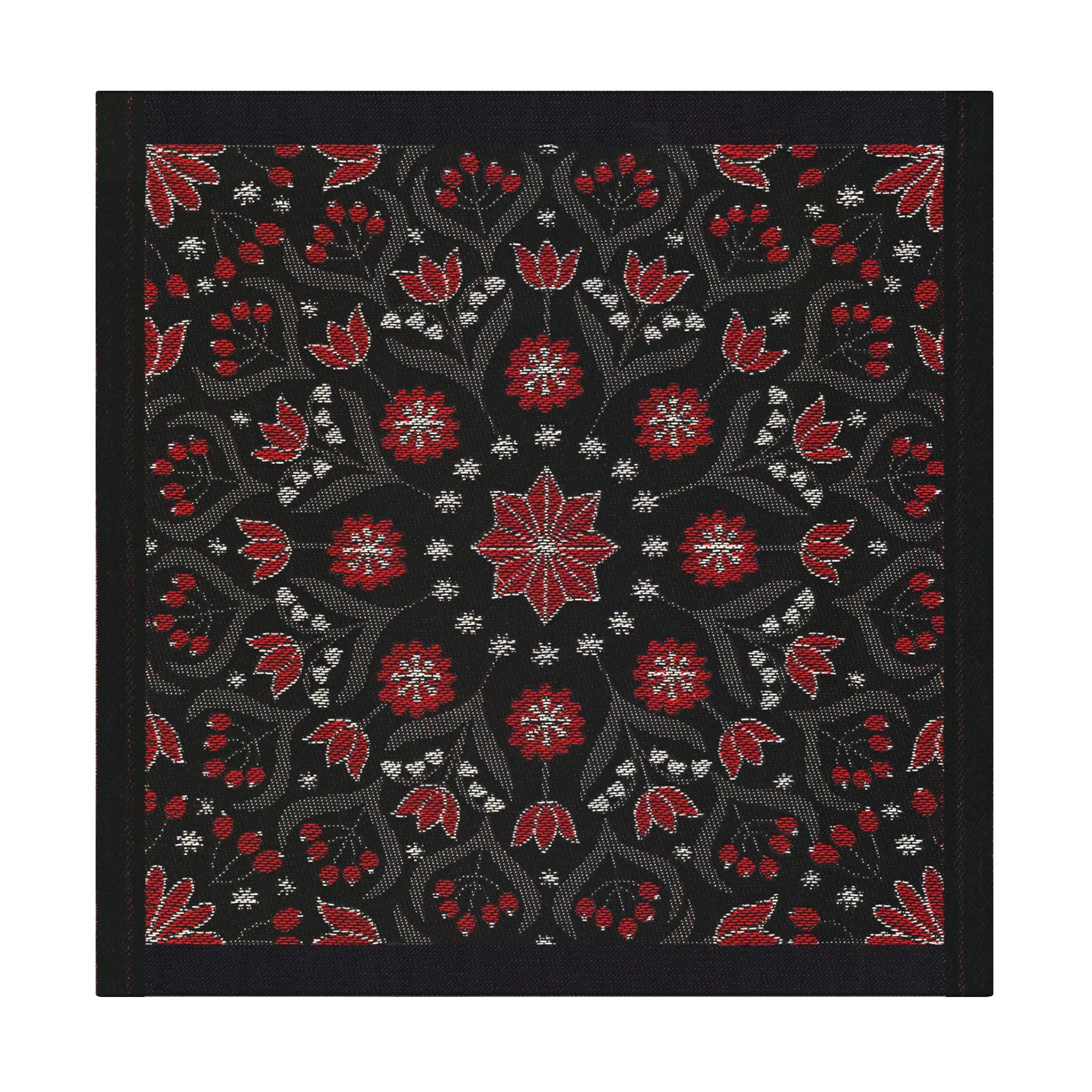 베티스 크리스마스 냅킨 35x35 cm, Red-black Ekelund Linneväveri | 에켈룬드 린네바베리
