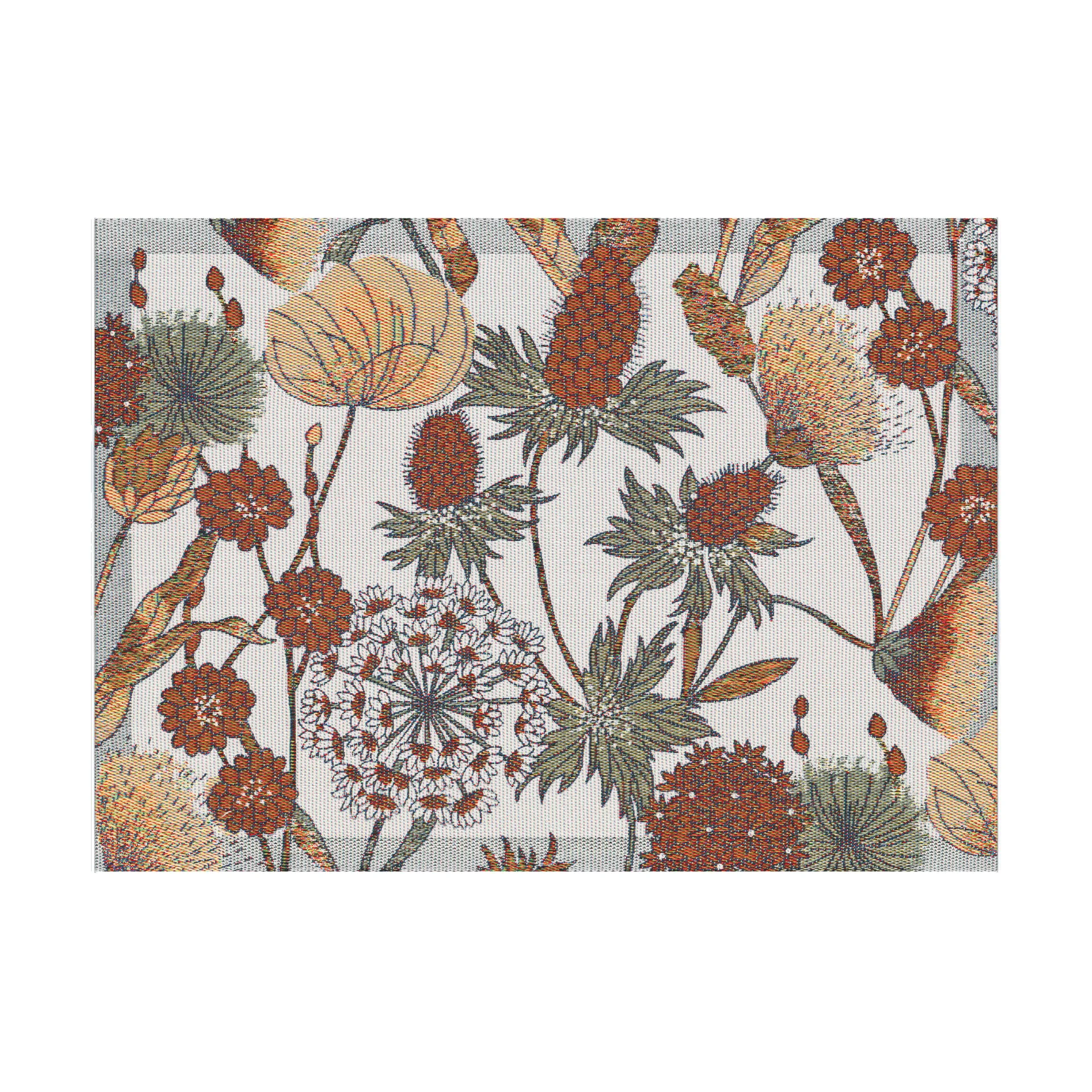 어텀 테이블 매트 35x48 cm, Brown-red Ekelund Linneväveri | 에켈룬드 린네바베리