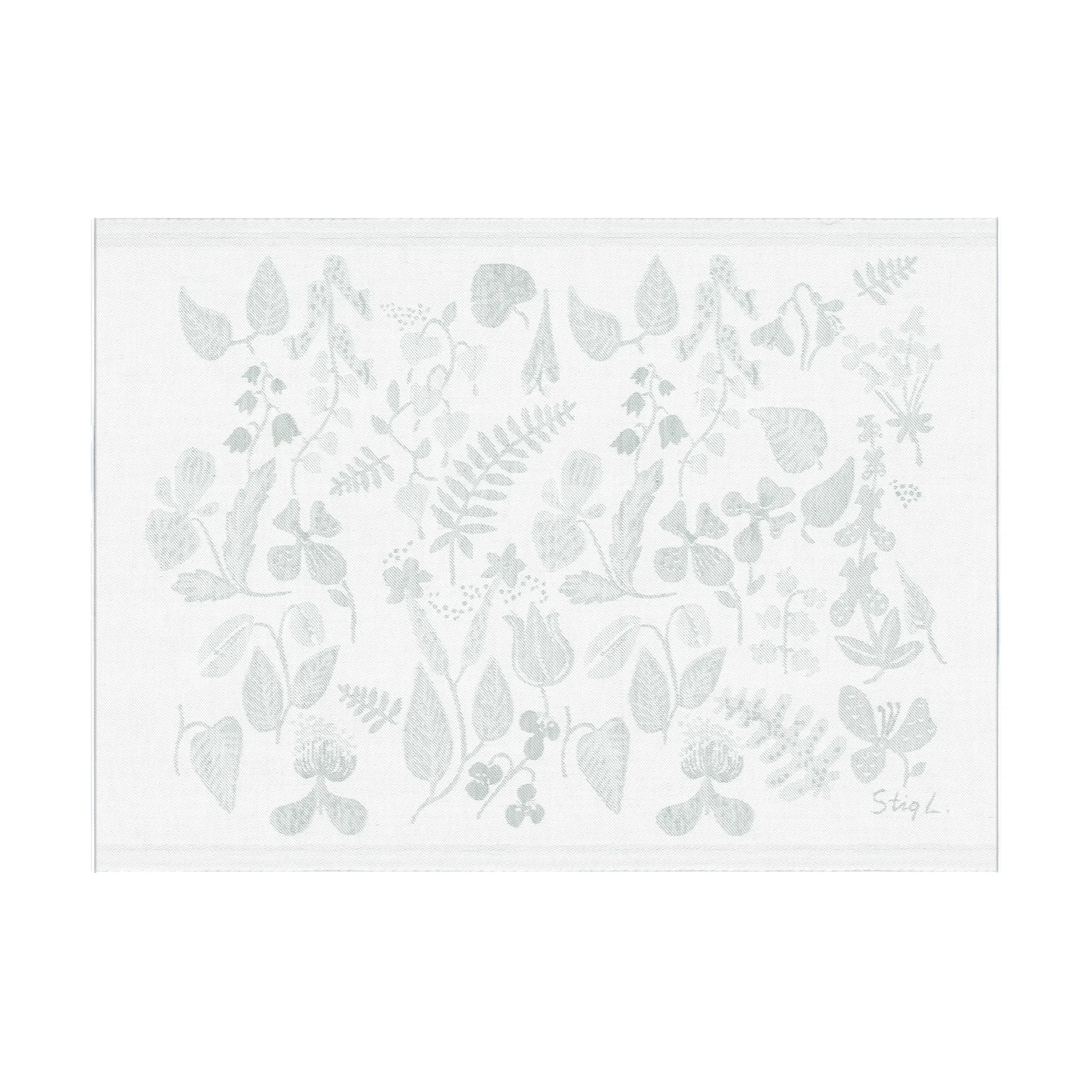 허바리움 쿠션 커버 35x48 cm, Grey Ekelund Linneväveri | 에켈룬드 린네바베리