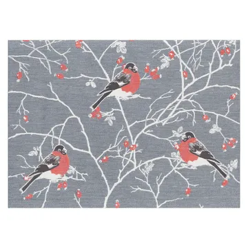 프로스트크비스트 테이블매트 35x48 cm - grey - Ekelund Linneväveri | 에켈룬드 린네바베리