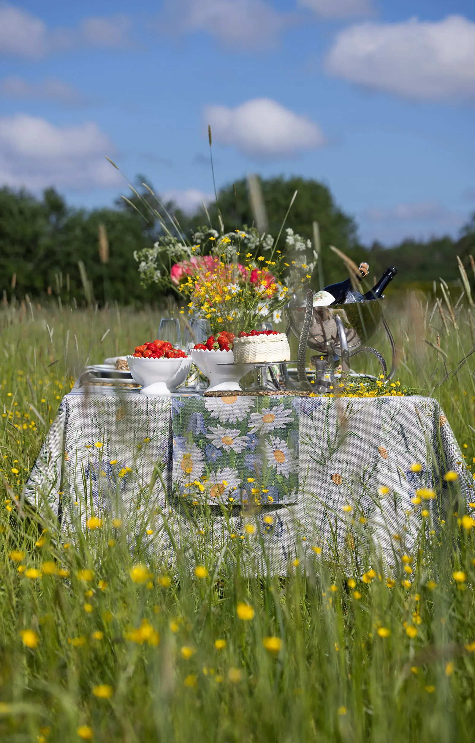 솜마르 테이블 매트 35x48 cm, Multi Ekelund Linneväveri | 에켈룬드 린네바베리