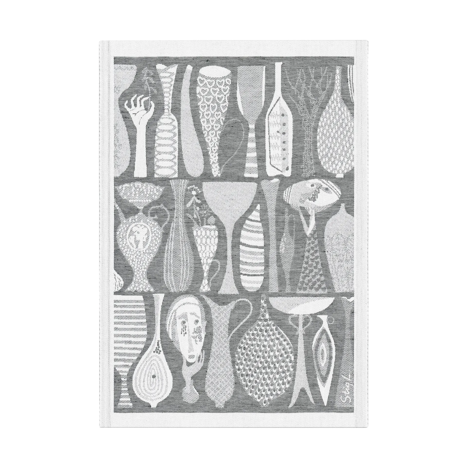 포터리 주방 타올 35x50 cm, Black Ekelund Linneväveri | 에켈룬드 린네바베리