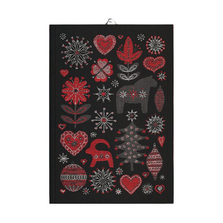 율나트 주방 타올 35x50 cm - Black - Ekelund Linneväveri | 에켈룬드 린네바베리