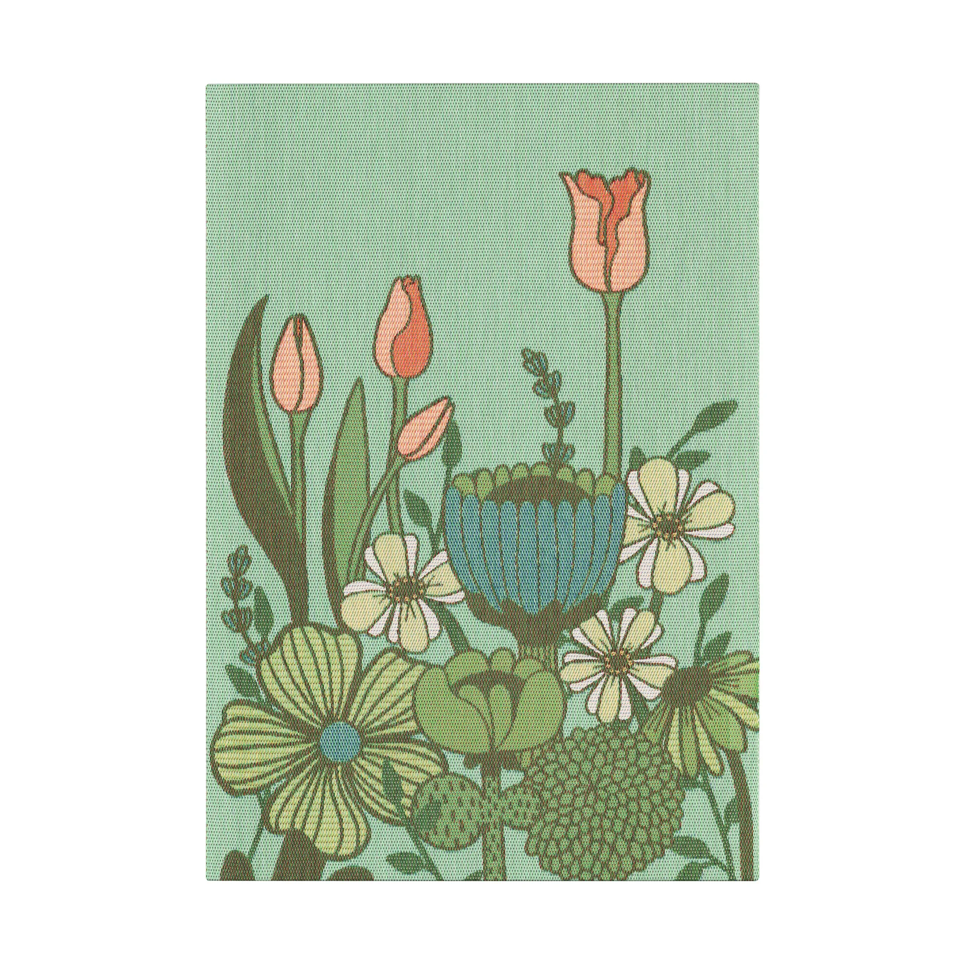 소프트 그린 주방 타올 35x50 cm, Green Ekelund Linneväveri | 에켈룬드 린네바베리